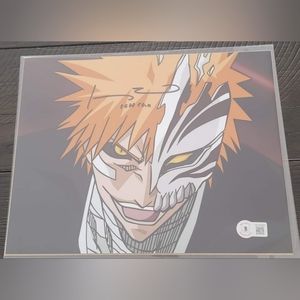 Bleach Ichigo 8x10 photo signed by Johnny Young Bosch.